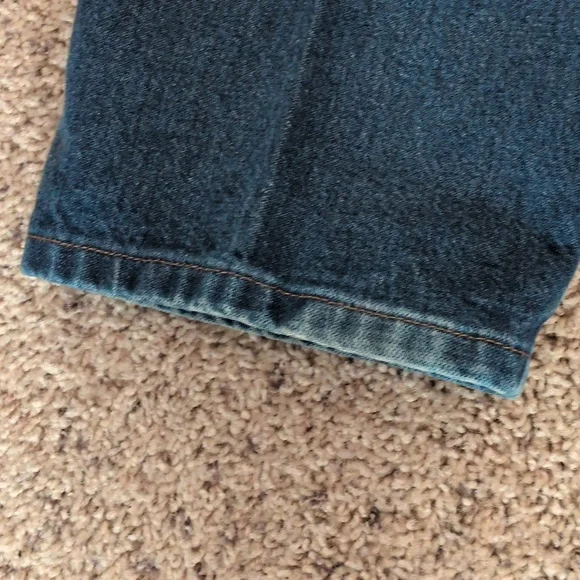 Wrangler Men's Dark Blue Straight Jeans 38 X 30 - Picture 4 of 5